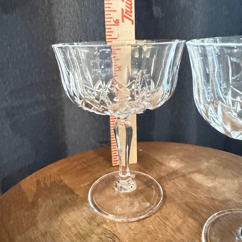Set of 2 Champagne‎ Coupe Cocktail Glasses RCR Opera Clear 7 oz Discontinued - Picture 6 of 6
